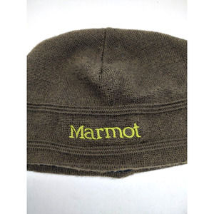 Marmot Beanie Youth Small Cap Hat Wool Blend Army‎ Green
